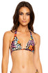 Luli Fama Love Spell Triangle Halter Top